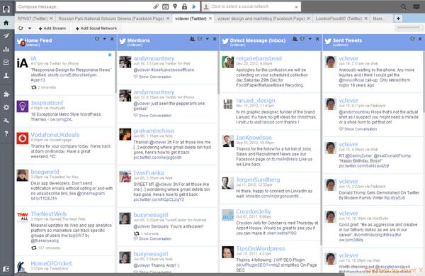 Social Media Management example