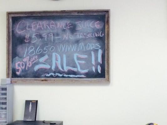 There are always special sales!