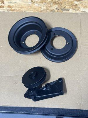 Powder coated parts