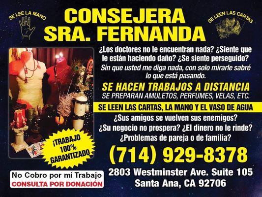 Consejera Sra Fernanda