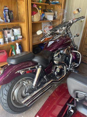 My VTX 1800 Honda