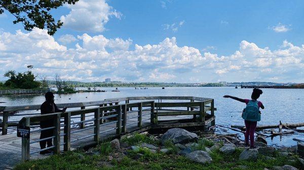 A place to wave at planes go by