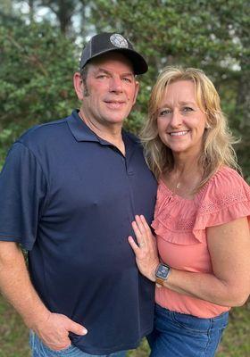 Spencer and Jeannie Clinton, owners of Iron South Carports and Metal Buildings, LLC