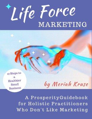 Life Force Marketing: 10 Steps to a Healthier Small Business, by Meriah Kruse, published 2018. Available on Amazon