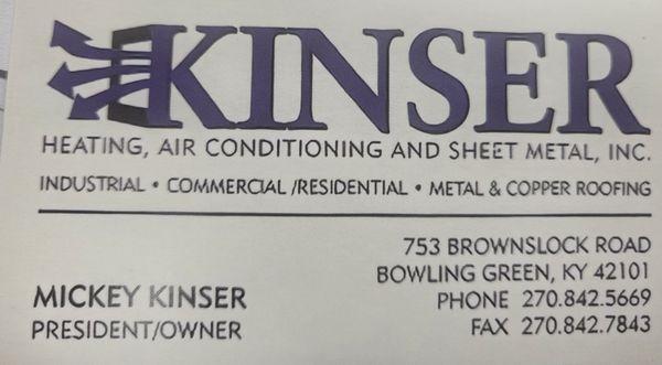 Kinser Sheet Metal