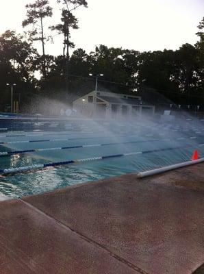 The pool where we swim.