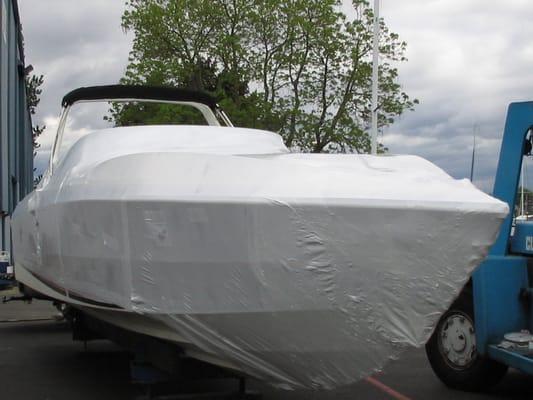Shrinkwrap Boats for Winter Storage/Shipping