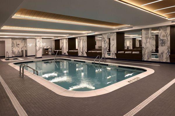 Take a refreshing dip in our newly remodeled indoor pool