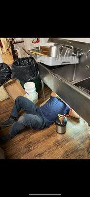 We found roaches nesting behind the sink. Book your inspection with us today!