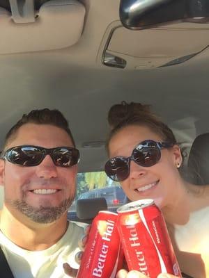 It was cheaper to spend one dollar on a soda than it was for the two dollars it cost for two sips of wine!