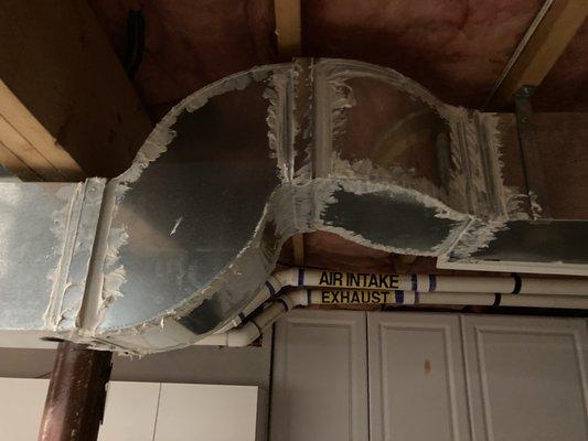 Ductwork in basement