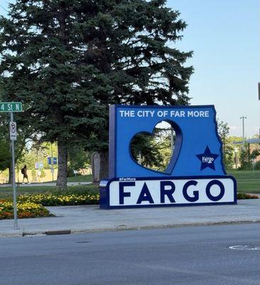 I Heart #FarMore Fargo Sign