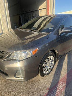 New tires, new rims, and new headlights