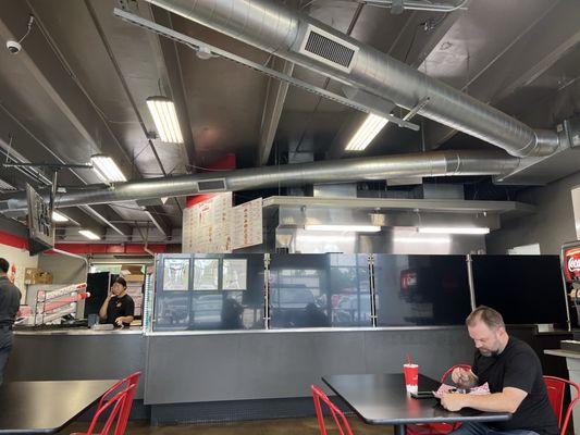 Kitchen and place of order