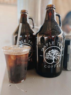 Cold brew growlers available for purchase