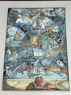 Abstract artwork by Pedro the Welder.