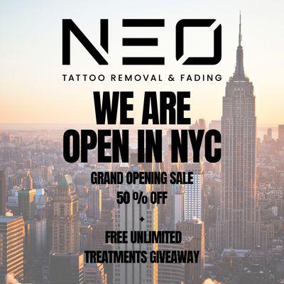 We're Now Open in NYC!
Grand Opening Specials (Feb 12 - 28th):
50% OFF in NYC
20% OFF in MA