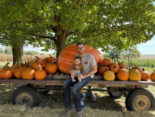 My son and grandson.