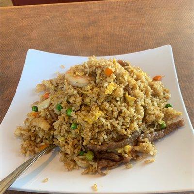 House fried rice!! It's amazing!!