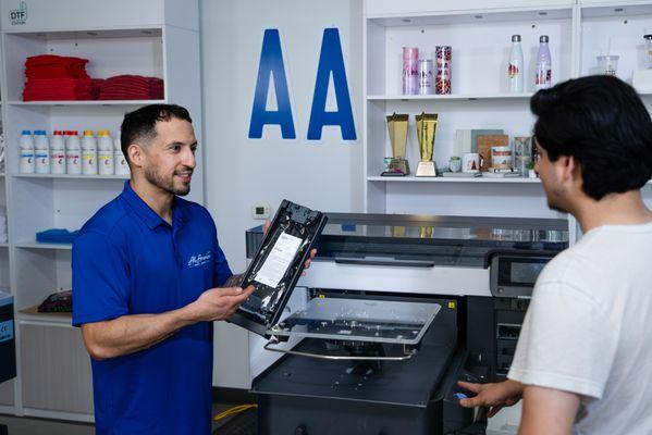 Our on-site experts can walk you through things like supplies, installation steps, other factors that can help inform your purchase.