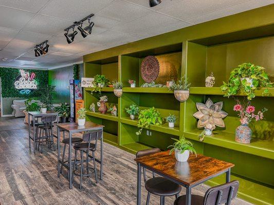 Plenty of table seating