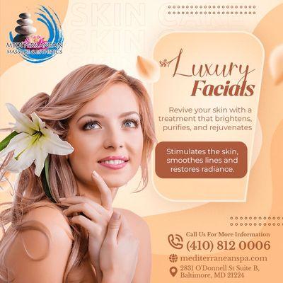 Faciales piel brillante