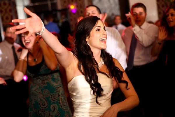 She's having a good time!