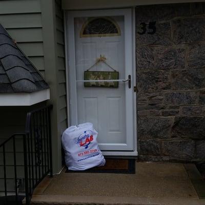 Laundry service delivered to your door.