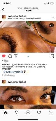 Follow our Instagram to stay up to date with promo specials. Owlcestry_Lashes on Instagram.