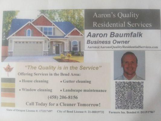 Aarons Quality Residential Services