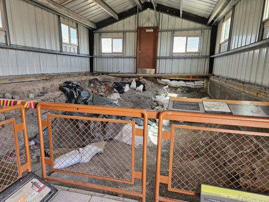 The quarry/excavation site