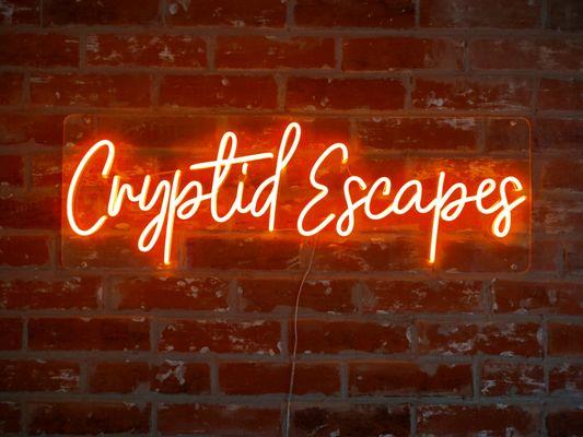 Neon sign at our old location