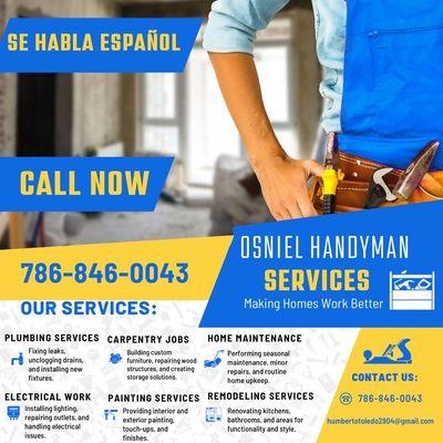 Osniel Handyman Services