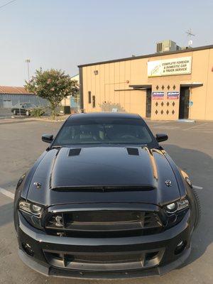 After new hood install, hood pin installation