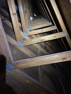 Great job removing old insulation