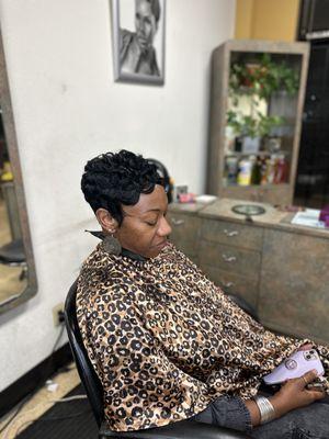 Pixie Cut Quick weave