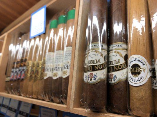 We carry cigars from many makers including CAO, Cohiba, Gurkha, Victor Sinclair, Perdomo, Fuentes, Macanudo, and many more.