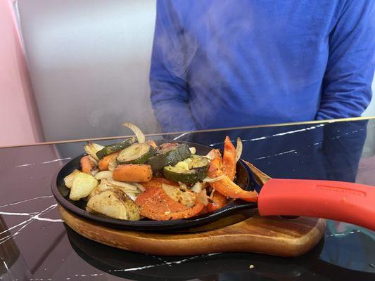 Veggie fajitas