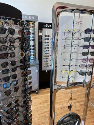 Many sunglasses in stock