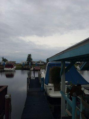 Not a good weather day on lake Erie.