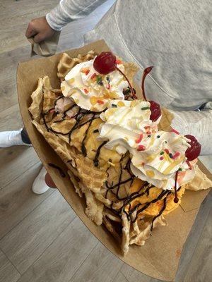 Ice cream nachos