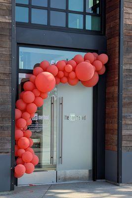 Balloons for their grand opening at LBX