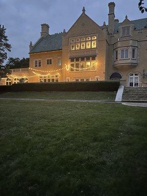 Laurel Hall.  Indianapolis.  String lights by Indy Dream Events.  Indianapolis.
