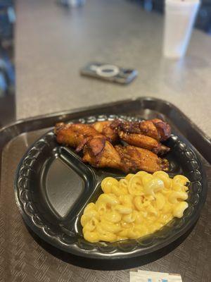 #3 - 6 Wings Combo with Mac & Cheese - Regular