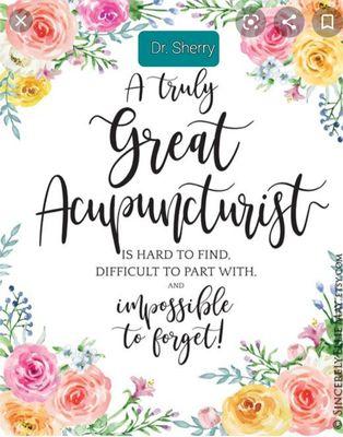 Sherry Chang is an amazing accupunturist. You must visit her.