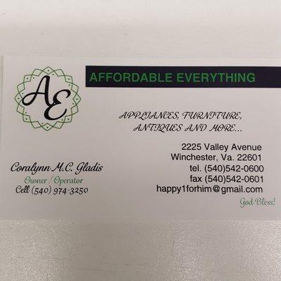 Affordable Everything