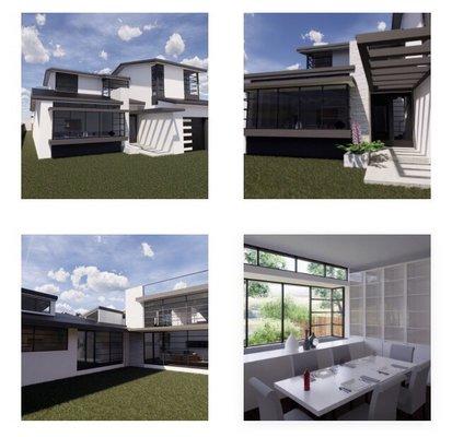 New Modern First and Second Story Single Family Residence and New ADU