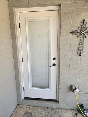exterior door