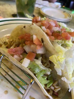 Dairy free Fish tacos Flanigans.