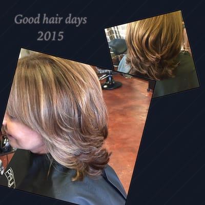 Hair cut and foil work